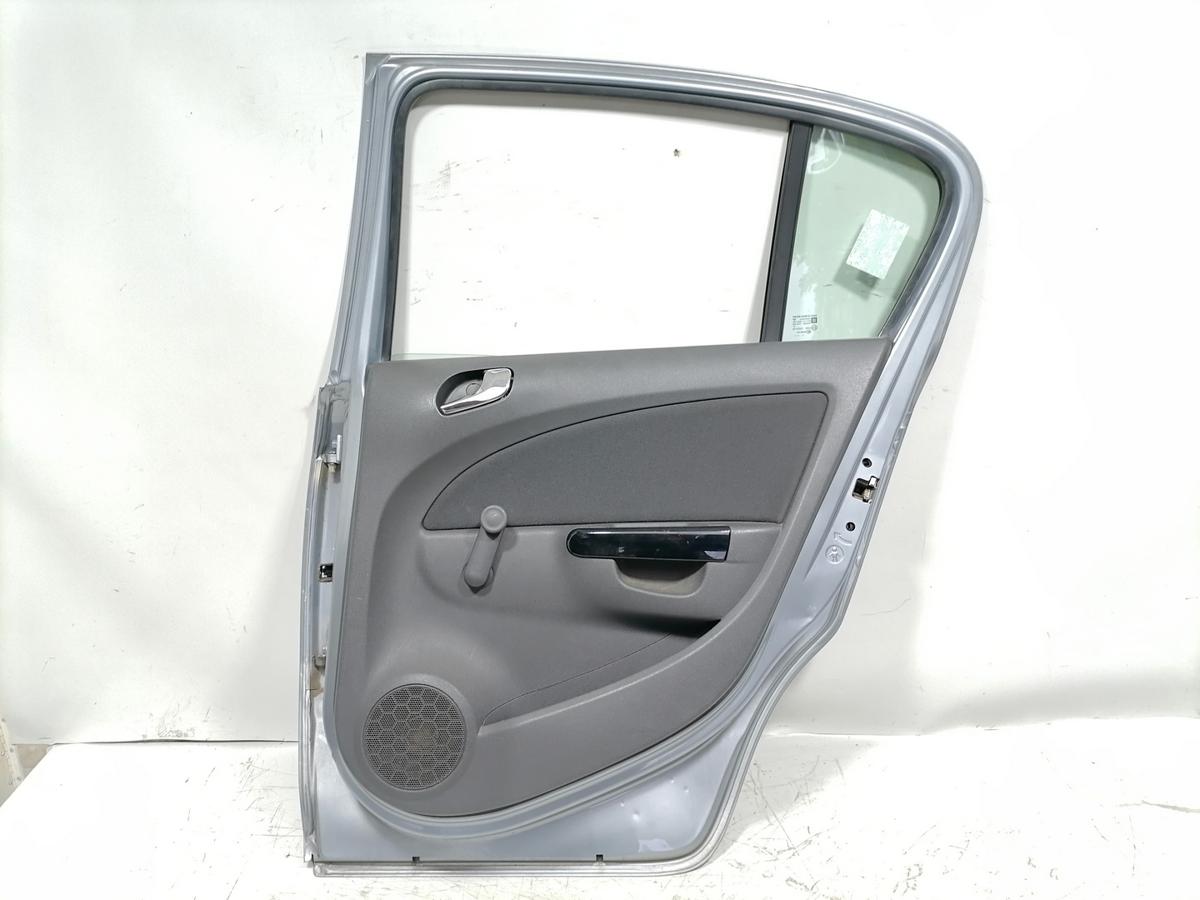 Opel Corsa D original T&uuml;r hinten rechts Z163 Lichtsilber Rohbau Bj.2007